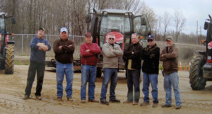 Mahoning Valley track superintendent R. J. Moore with his track crew (Photo courtesy Mahoning Valley)