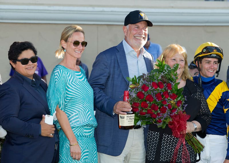 L-R: Olga Aguilar, Jaime Roth, Larry Roth, Nanci Roth, and Flavien Prat.